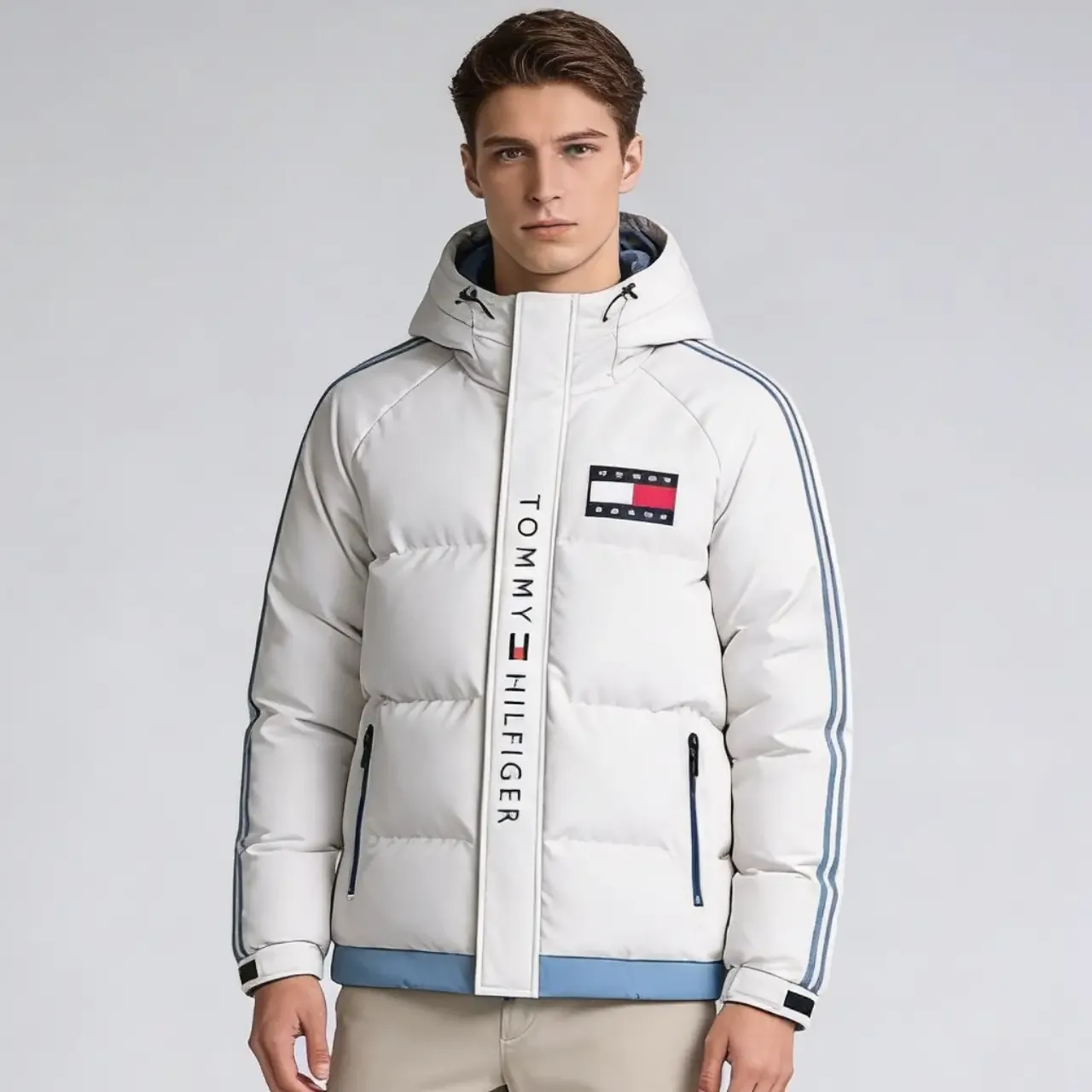 Tommy Hilfiger Logo Badge Puffer Jacket