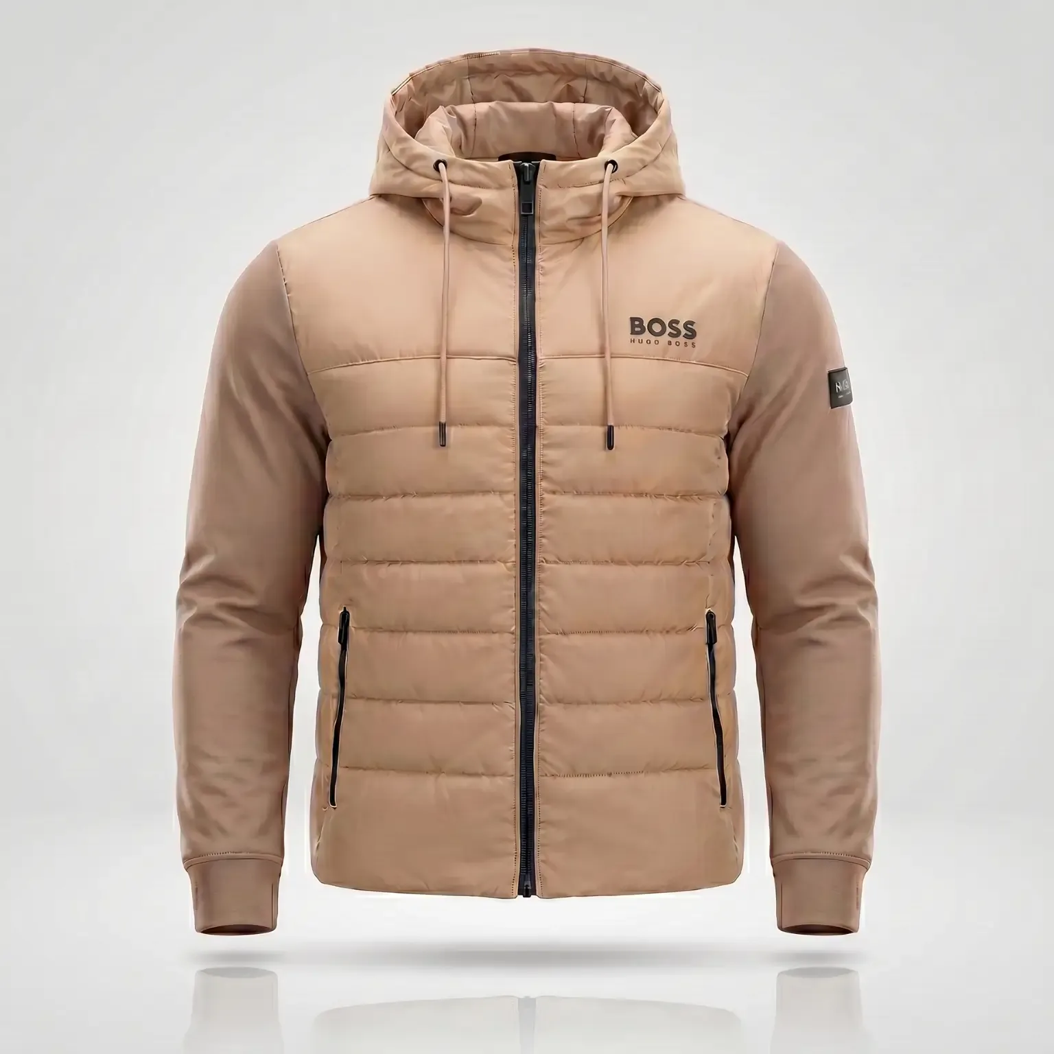 Hugo Boss Urban Puffer Jacket Beige - Limited Edition