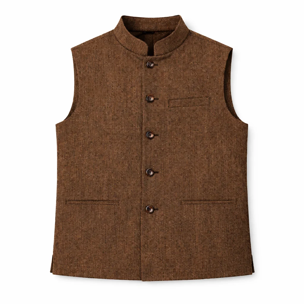 Luca - Gentleman's herringbone vest