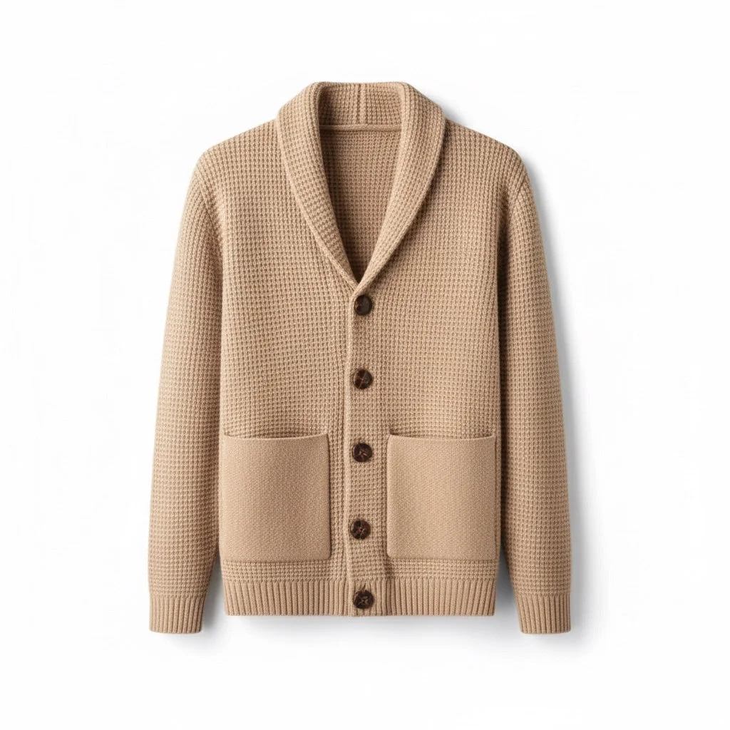 Domenico - Cable Wool Cardigan