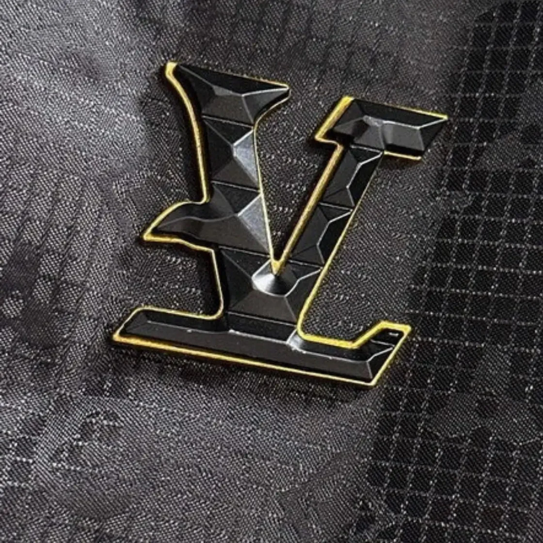 Glossy Monogram Puffer Jacket - Black