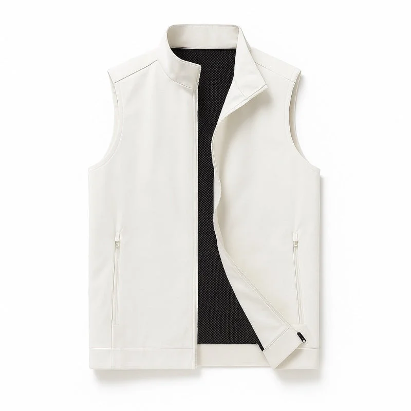 Fabio - Solid Zipper Vest