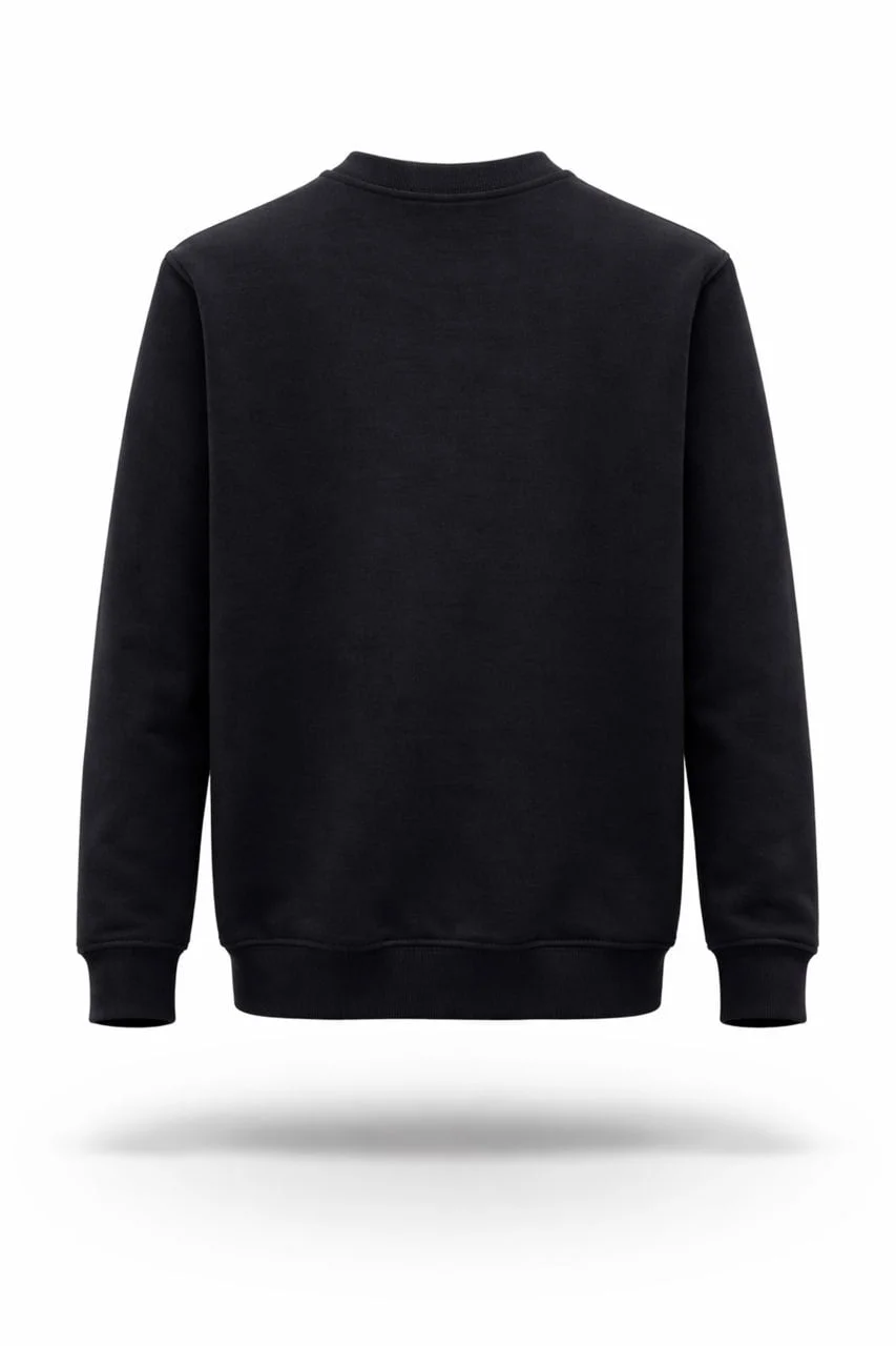 GG Web Stripe Logo Crewneck Sweatshirt – Black