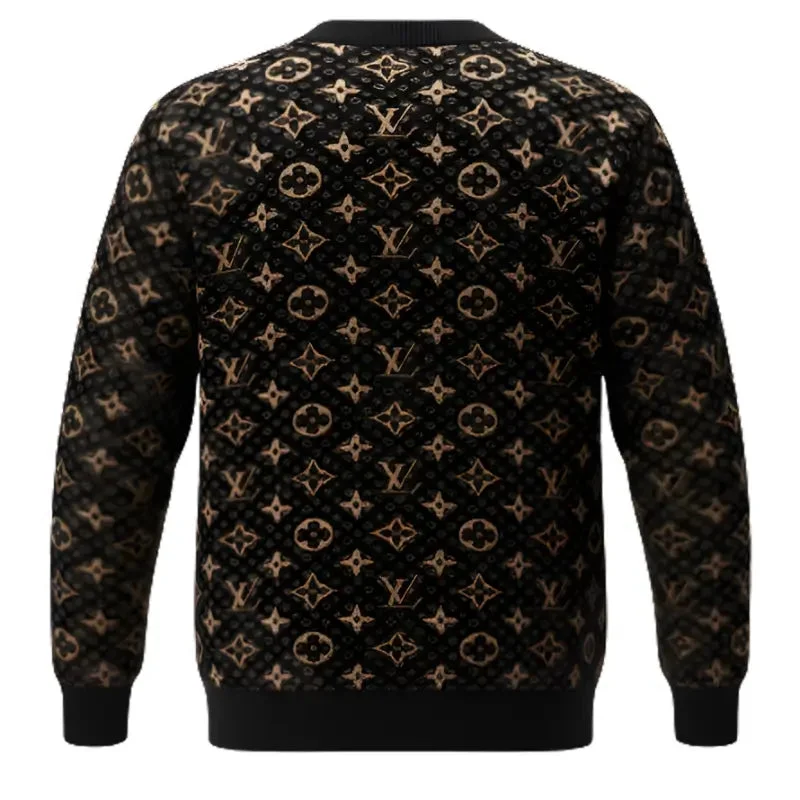 LV Brown monogrammed knit sweater
