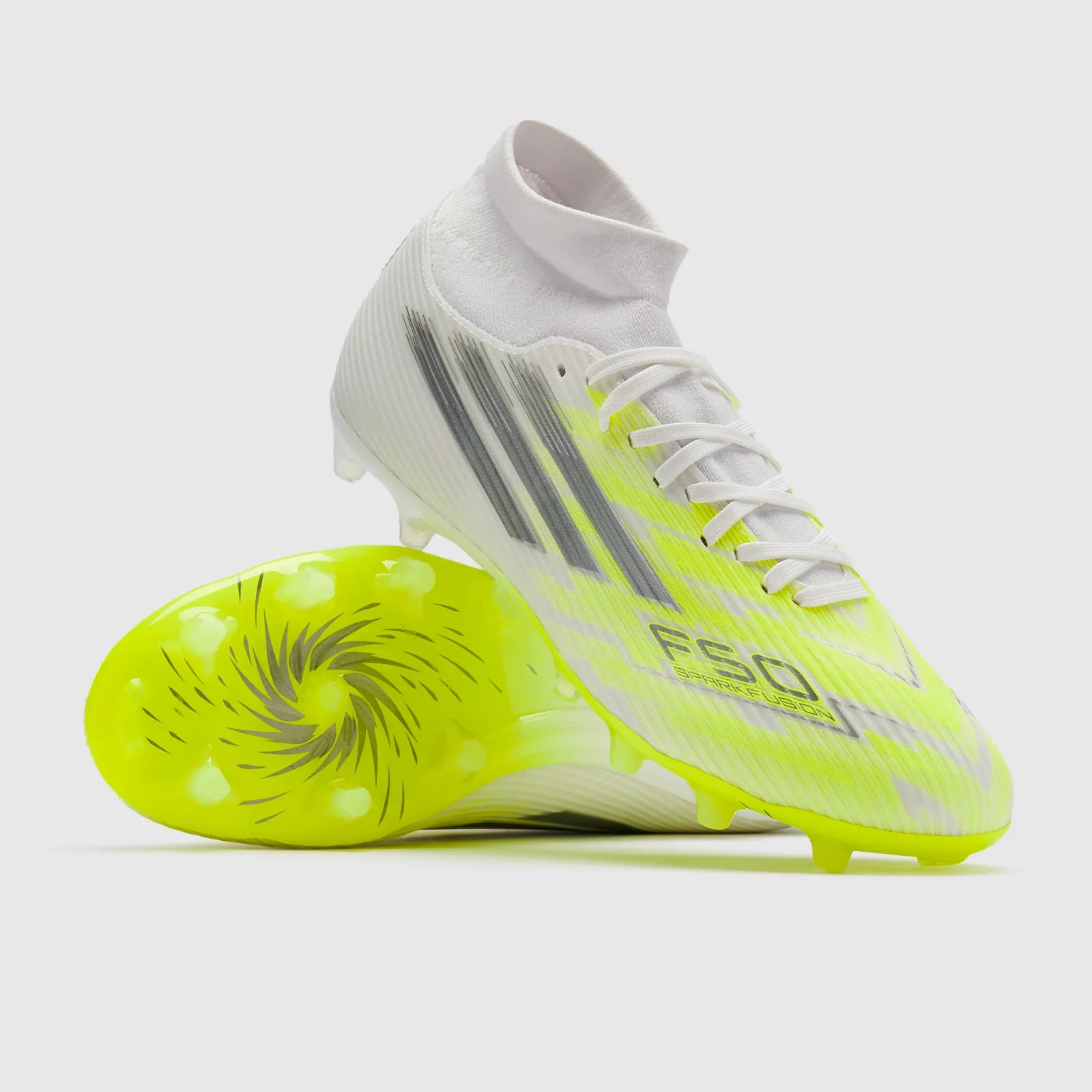 adidas F50 Sparkfusion League FG/AG - Ftwr White/Iron Met./Hi