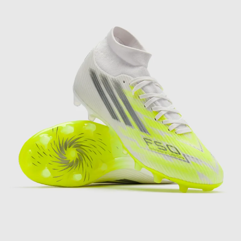 adidas F50 Sparkfusion League FG/AG - Ftwr White/Iron Met./Hi