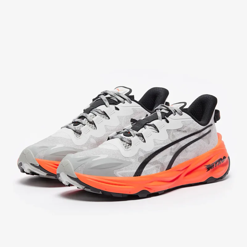 Puma Fast-Trac Nitro 3 - Smokey Gray-Flame Flicker