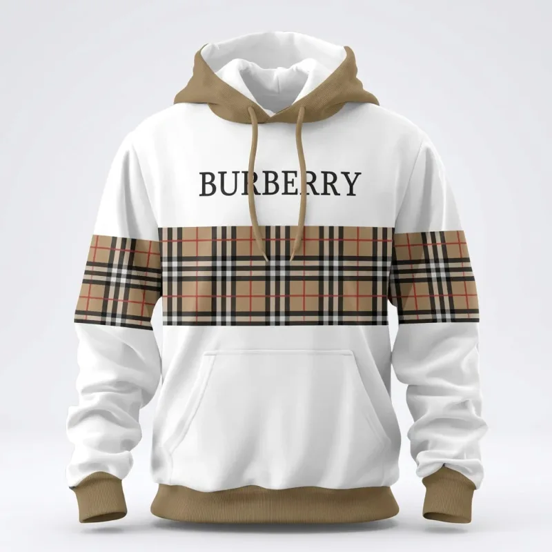 Burberry Heritage Check Panel Hoodie