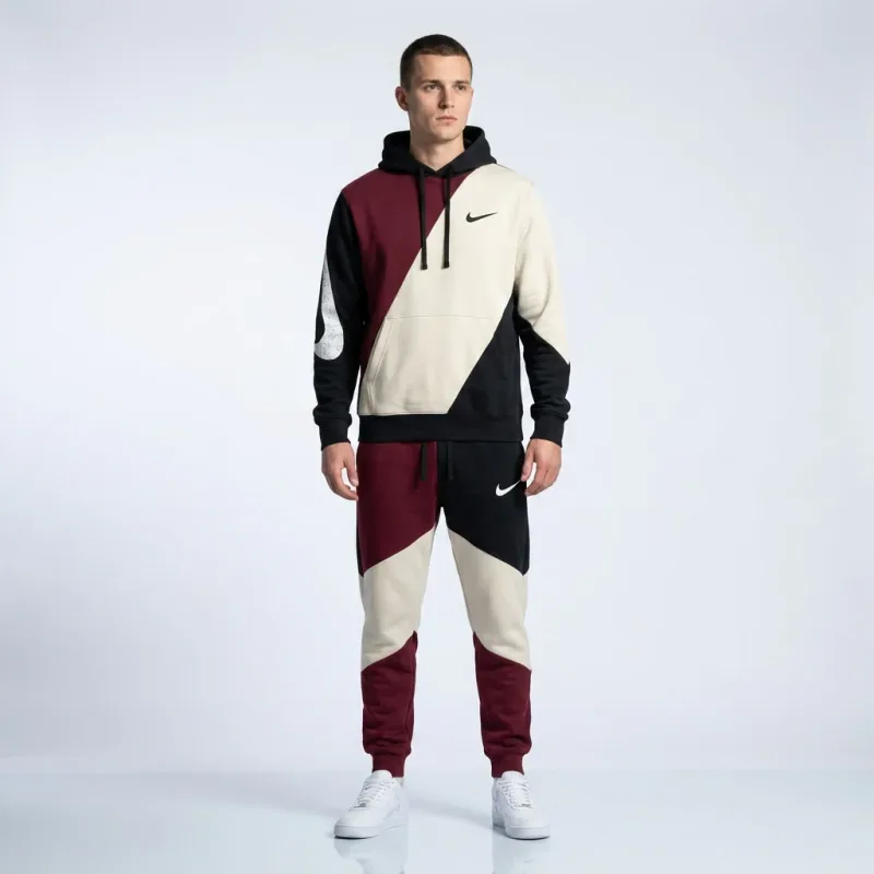 Premium Colorblock Varsity Sweatshirt