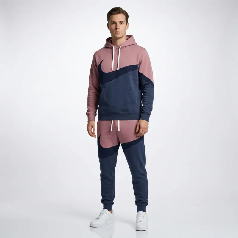 Nike Sportswear Colorblock Hoodie & Jogger Set
