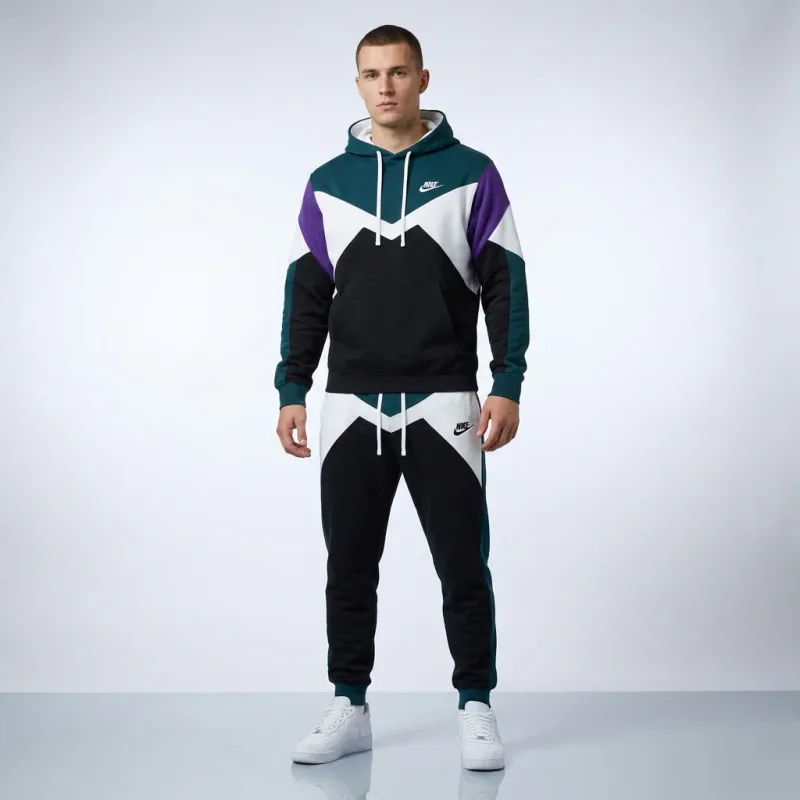 Nike Sportswear Chevron Colorblock Hoodie