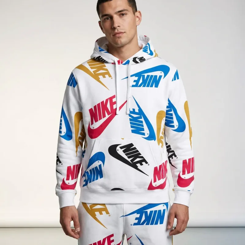 Nike Multi-Logo Hoodie & Joggers Set