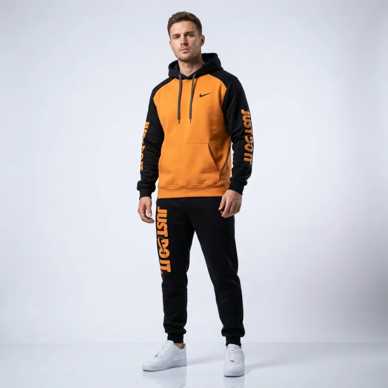 Nike Just Do It Colorblock Hoodie & Jogger Set
