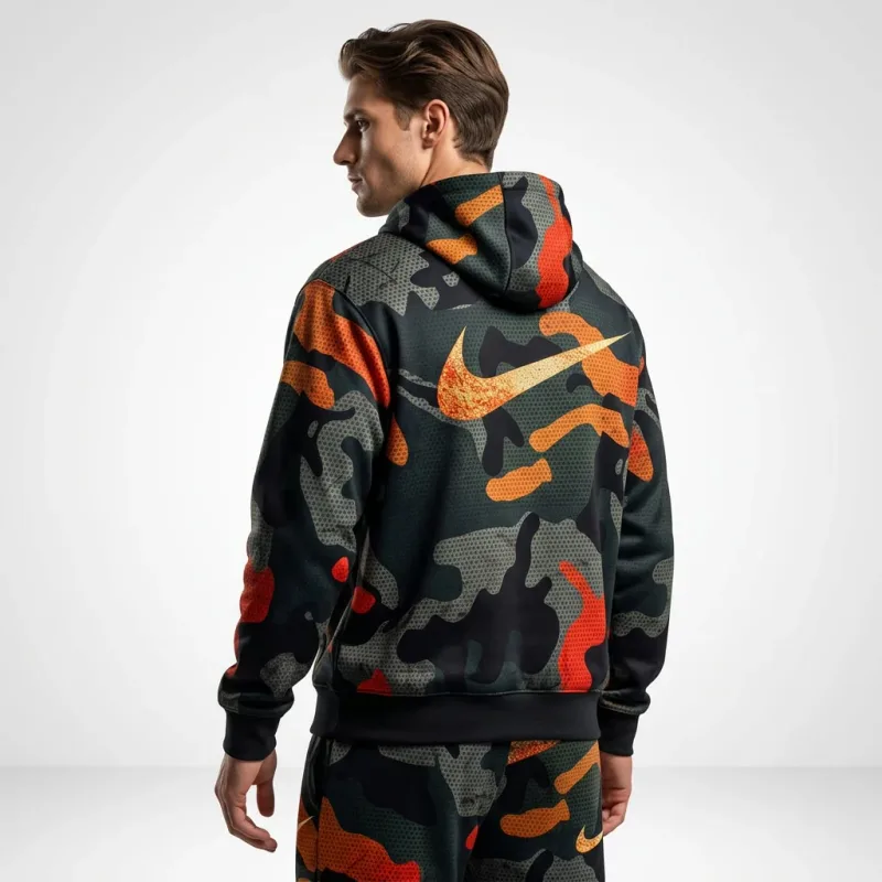 Nike Club Fleece Camo Pullover Hoodie