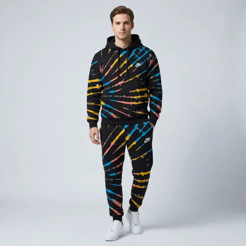 Nike Sportswear Tie-Dye Hoodie & Joggers Set