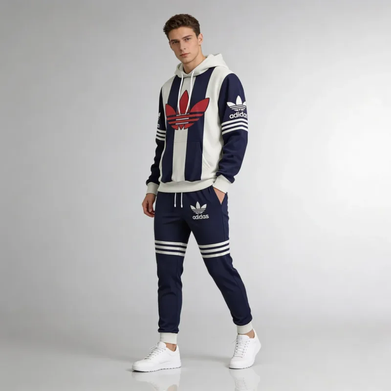 Adidas Originals Trefoil Striped Tracksuit Set