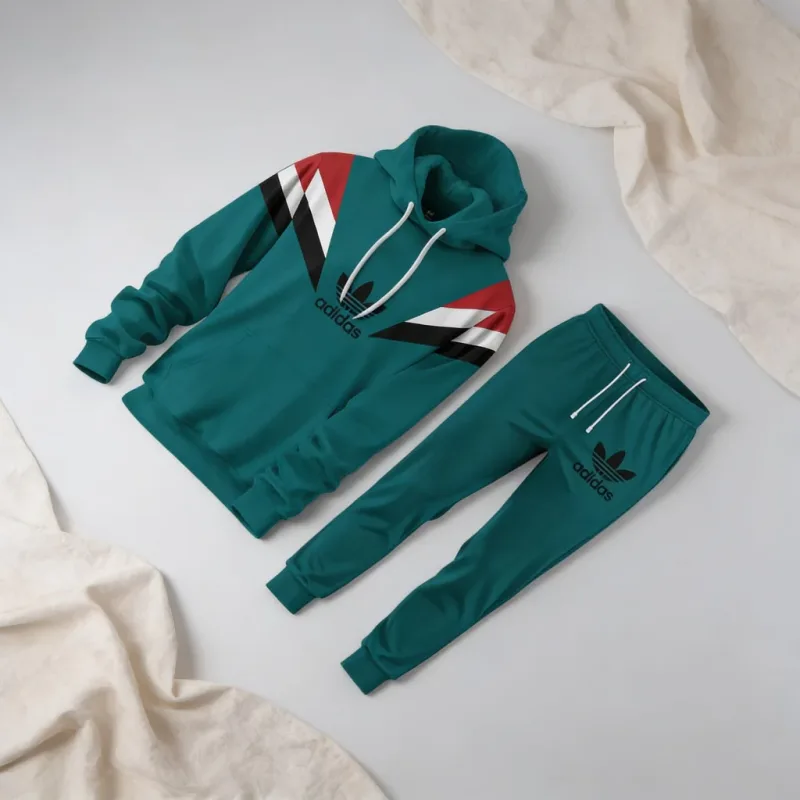 Adidas Originals Teal Hoodie & Joggers Set