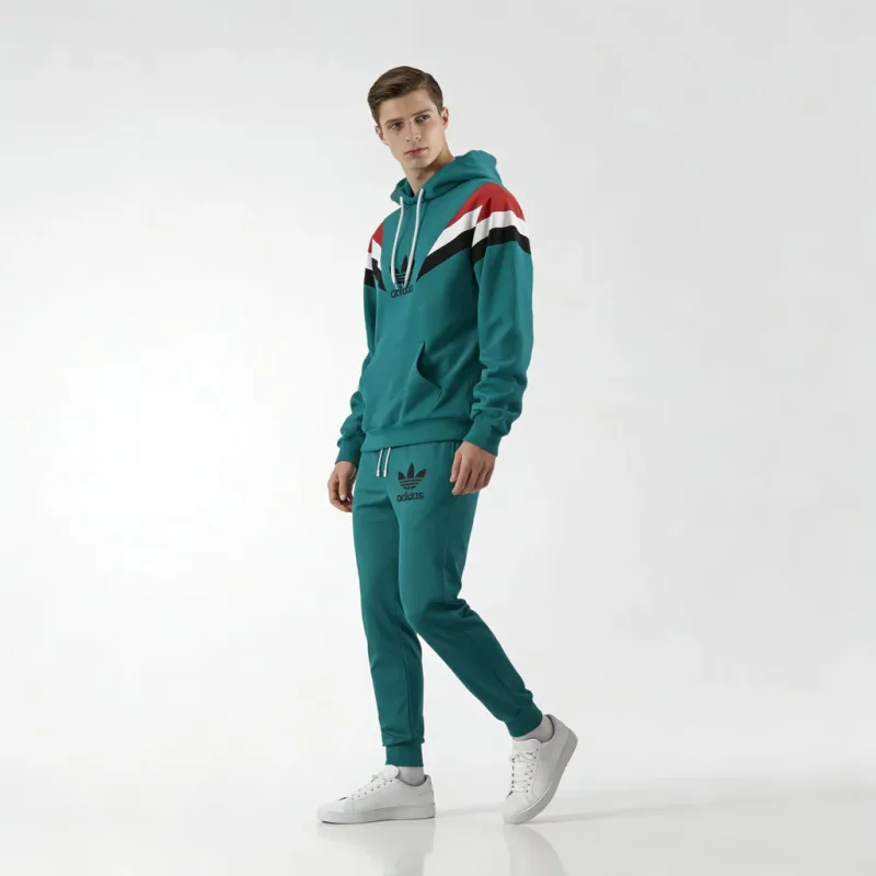 Adidas Originals Teal Hoodie & Joggers Set