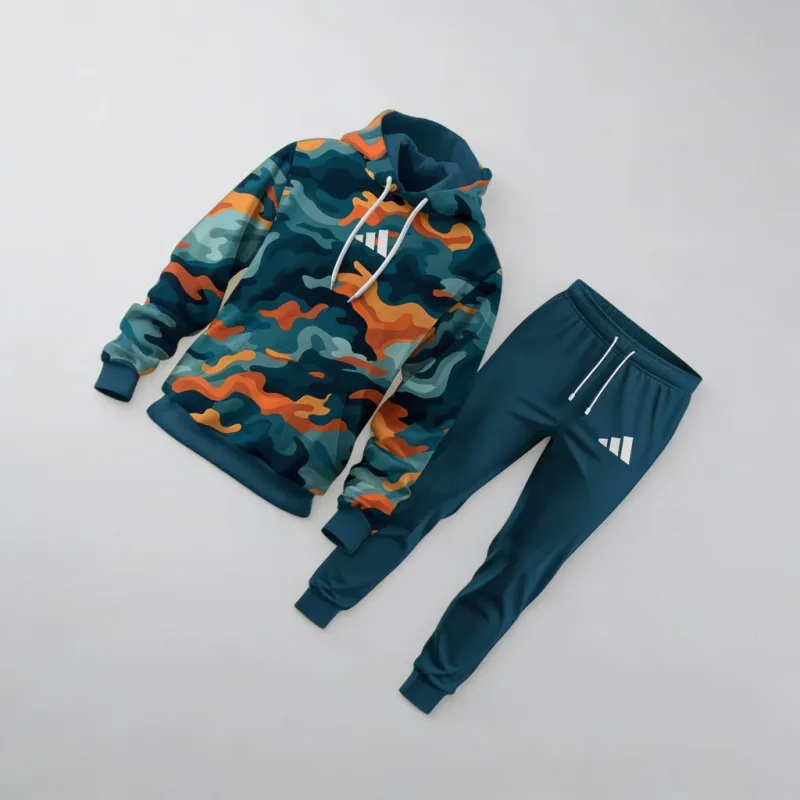 Adidas Camo Hoodie & Joggers Set