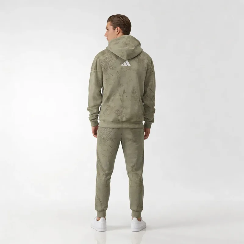 Adidas Camo Fleece Hoodie & Jogger Set