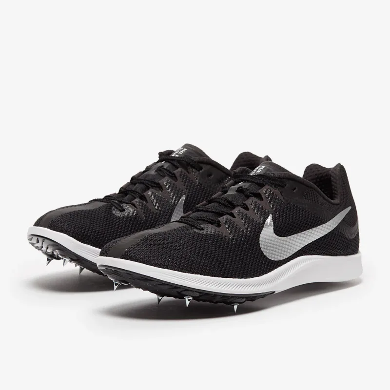 Nike Rival Distance - Black/Metallic Silver