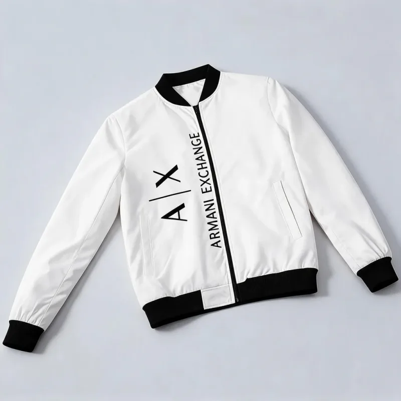 Premium Two-Tone Track Jacket with Contrast Zipper