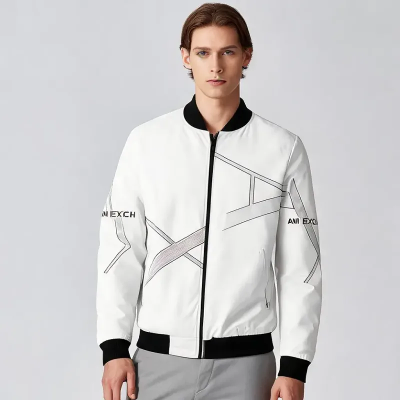 Armani Exchange Graphic Bomber Jacket