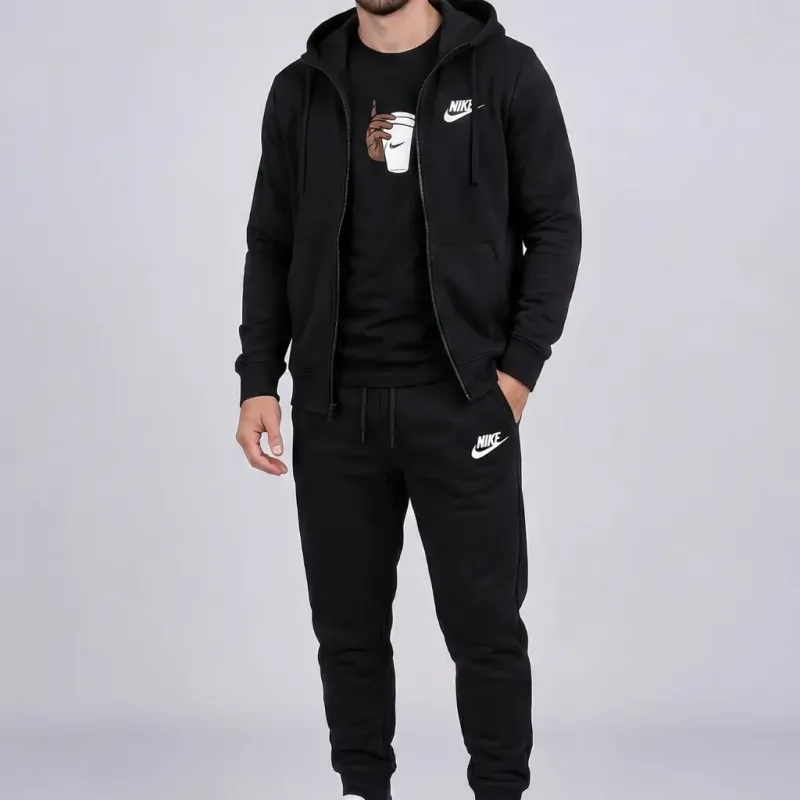 Nike Originals Sportswear Tracksuit Black