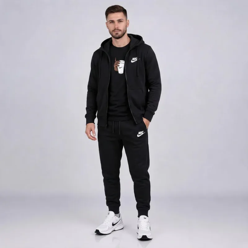 Nike Originals Sportswear Tracksuit Black
